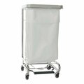 Mckesson Hamper Stand, Rectangular Opening, 30 to 33 gal. Cap, Self-Closing Lid 03-159600